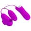 Вибратор с вакуумным стимулятором клитора Pretty Love Suction & Vibro Bullets розовый - миниатюра 5