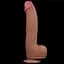 Фаллоимитатор LoveToy Sliding-Skin Dual Layer Dong King Sized 31 см коричневый - миниатюра 2