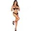 Комплект Obsessive Roxelia 2-pcs crotchless set M/L - миниатюра 6