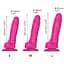 Реалістичний фалоімітатор Strap-On-Me Sliding Skin Realistic Dildo Fuchsia - M - мініатюра 4