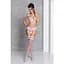 Сексуальный комплект с поясом для чулок Passion LOVELIA Set white L/XL - миниатюра 3