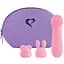 Міні-вібратор FeelzToys Mister Bunny 13.5 см рожевий - мініатюра 1