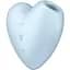 Вакуумний стимулятор Satisfyer Cutie Heart Синій ваш маленький секрет інтимного задоволення - мініатюра 1