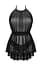 Комплект Obsessive Serafia babydoll (Чорний, XS/S) Obsessive 99590 96941 - мініатюра 3