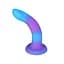 Светящийся в темноте фаллоимитатор Addiction Rave 8″ Glow in the Dark Dildo Blue Purple, 20,3 см - миниатюра 2