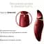 Вибратор 2 в 1 с язычком Zalo Hero Wine Red кристалл Swarovski - миниатюра 3
