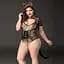 Эротический костюм кошечки JSY P71111 Plus size - миниатюра 3