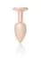Анальная металлическая пробка Plug-Jewellery Pearl Gold PLUG- Clear S Boss Series 64-00129 100343 - миниатюра 6