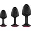 Анальная пробка Dorcel Geisha Plug Ruby M с шариком внутри создает вибрации диаметр 3.2 см - миниатюра 5
