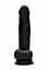 Вибратор RealRock Cock 8quot; 20 см (черный) - миниатюра 9