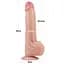 Фаллоимитатор 11.5'' King Sized Sliding Skin Dual Layer Dong LOVETOYS 66-LV317051 100411 - миниатюра 3