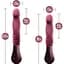 Вибратор Blush Novelties Trixie Thrusting Dildo Wine Red (SO8835) [108466] - миниатюра 6