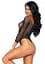 Боди Leg Avenue Crystalized fishnet bodysuit Black One Size - миниатюра 7