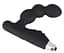 Стимулятор простати Rebel Prostate Stimulator, 14 см чорний - мініатюра 3