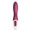Вібратор Satisfyer Heated Thrill Connect App 20.6 см бордовий - мініатюра 5