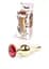 Анальная пробка Jawellery Gold BUTT PLUG-Red Boss Series 64-00064 100334 - миниатюра 1