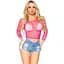 Топ Leg Avenue Long Sleeves T-Shirts Neon Pink One Size - миниатюра 1