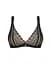 Кружевной бюстгальтер с треугольной чашкой Obsessive Estiqua bra XS/S - миниатюра 3