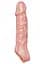 Насадка на пенис Get Real Extension Sleeve M 16 см (телесный) - миниатюра 2