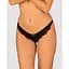 Напівпрозорі трусики з підвіскою Obsessive Ivannes panties Black L/XL, чорні - мініатюра 5