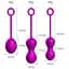 Набір вагінальних кульок Foxshow Kegel Balls Set, 3 шт., фіолетовий - мініатюра 12