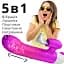 Вібратор I’MCUM Pleasure Storm 5в1 Фіолетовий (IM-ZDB503) - мініатюра 3