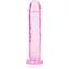 Фаллоимитатор RealRock Crystal Clear, 22 см (розовый) - миниатюра 1