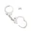 Наручники металлические Me You Us Heavy Metal Handcuffs Kinx 26 см серебристый - миниатюра 2