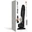 Реалістичний фалоімітатор Strap-On-Me Sliding Realistic Skin Dildo Black - M - мініатюра 1