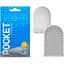 Мастурбатор Tenga Pocket Crystal Mist белый - миниатюра 1