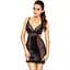 Сорочка приталенная с чашечками WILMA CHEMISE black - Passion трусики L/XL - миниатюра 1