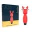 Вібратор для клітора Erospace Sweet Play Mini Reindeer Vibrator A10 8.8 см червоний - мініатюра 9
