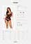 Полупрозрачный набор с украшениями Obsessive Ivannes top & thong S/M - миниатюра 7