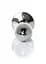 Анальна пробка Jewellery Silver Plug Clear S 7.7 см (прозорий) - мініатюра 7