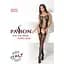 Бодістокінг Passion BS056 Black, комбінезон, імітація панчох - мініатюра 7