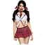 Костюм школьницы Leg Avenue Miss Prep School XS Red - миниатюра 1