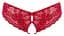 Трусики Cottelli Lingerie Lace L червоний - мініатюра 4