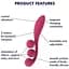 Універсальний вібратор Satisfyer Tri Ball 1, 3 двигуна гнеться - мініатюра 7