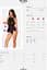 Комплект Obsessive Serafia babydoll (Чорний, XS/S) Obsessive 99590 96941 - мініатюра 5