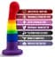 Фаллоимитатор Blush Avant Pride P1 15.2 см мульти - миниатюра 3