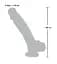 Фалоімітатор Medical Silicone Dildo 24 см тілесний - мініатюра 6