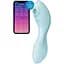 Вакуумный смарт-стимулятор с вибрацией Satisfyer Curvy Trinity 5+ Голубой - миниатюра 3