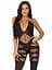 Бодістокінг Leg Avenue Illusion halter bodystocking One size Black доступ - мініатюра 4