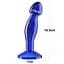 Анальна пробка Flawless Clear Anal Plug 6.5'' 16.5 см (синій) - мініатюра 5