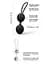 Вагінальні кульки Dorcel Dual Balls, 15.6 см, чорний - мініатюра 3