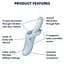 Вібратор Satisfyer Heat Flex 4 23 см блакитний - мініатюра 2