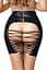 Спідниця Glossy Wetlook Leanne S чорний - мініатюра 2