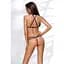 Трусики-стринги из стреп с кружевом Lorry Thong black - Passion Exclusive 2XL/3XL - миниатюра 4