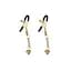 Затискачі для сосків Liebe Seele Hollow Heart Nipple Clamps Gold Liebe Seele SX1685 100676 - мініатюра 1
