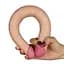 Двосторонній фалоімітатор LoveToy King Size Ladykiller 36.5 см тілесний - мініатюра 2